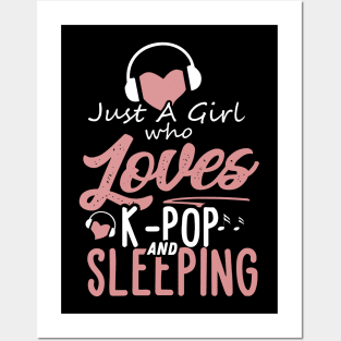 K Pop Girl who Loves K Pop Posters and Art